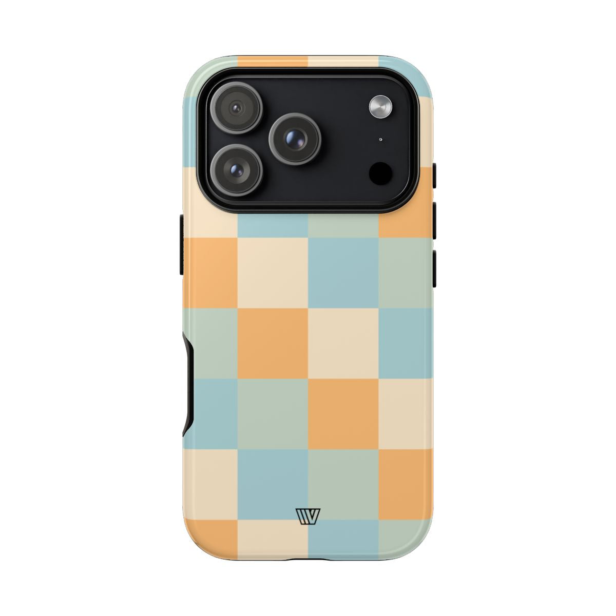 Daisy Checkerboard Tough Phone Case – iPhone 18 Pro, Glossy