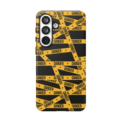 Danger Tape Tough Phone Case – Samsung Galaxy S26 Plus, Matte