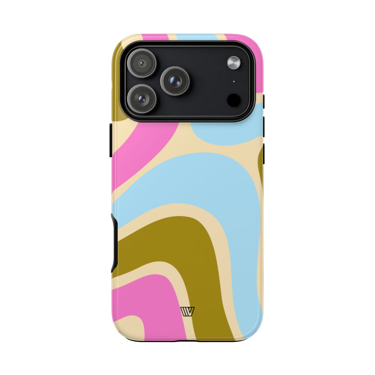 Large Groovy Waves Tough Phone Case – iPhone 18 Pro Max, Glossy