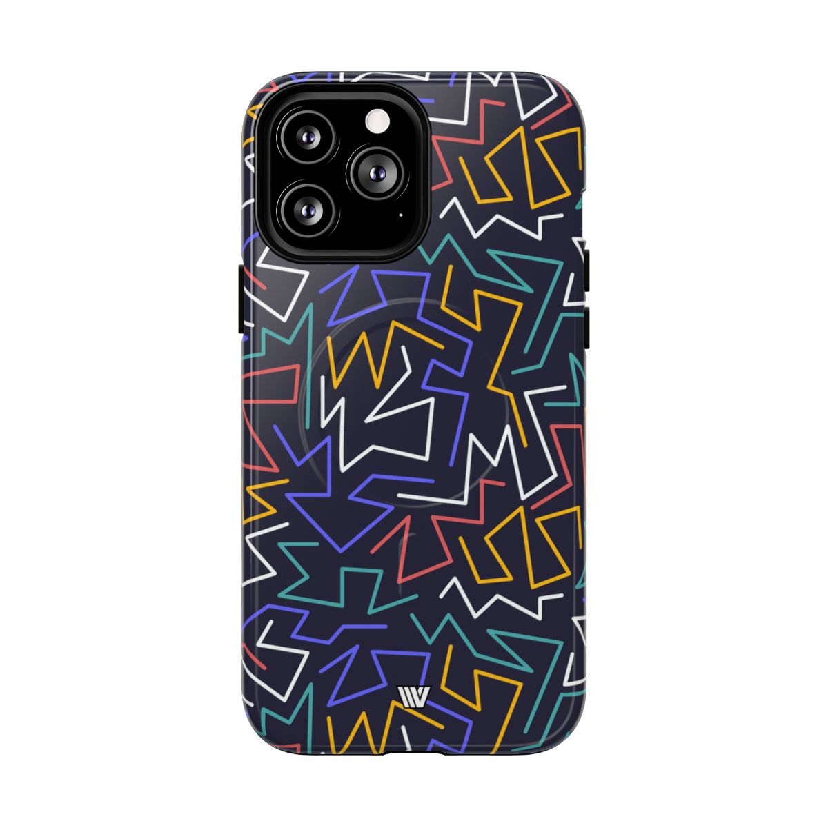 Zigzag Night MagSafe Tough iPhone Case – iPhone 13 Pro Max, Glossy