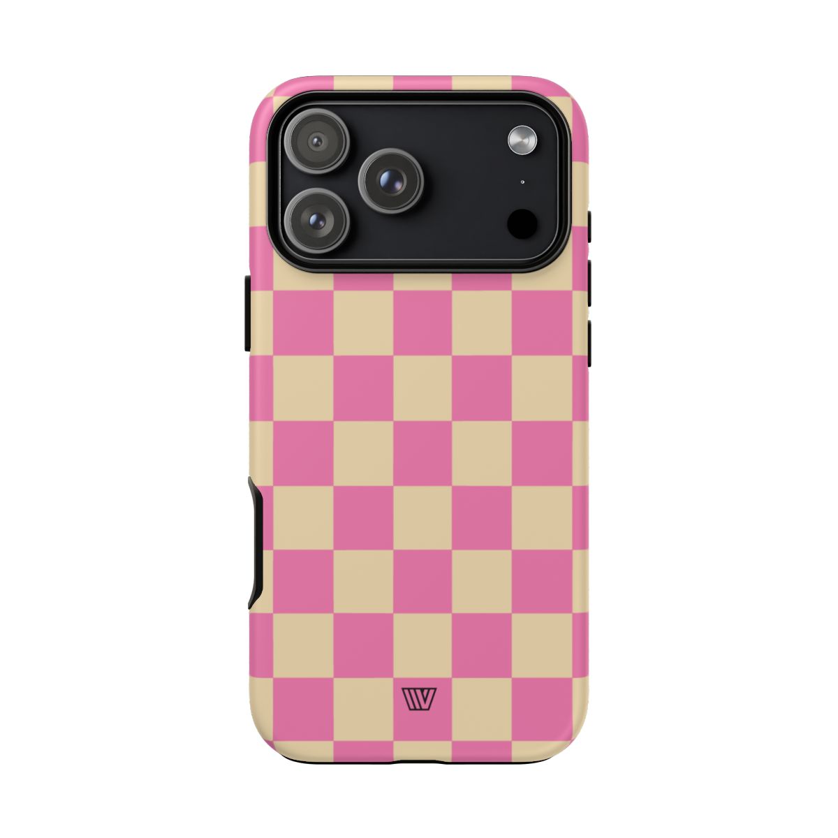 PINK TAN CHECKERBOARD | Tough Phone Case