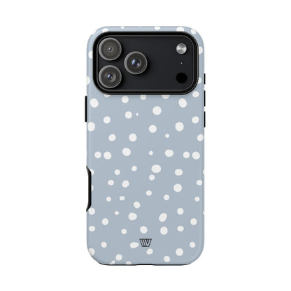 Blue Haze Dots Tough Phone Case – iPhone 17 Pro Max, Matte