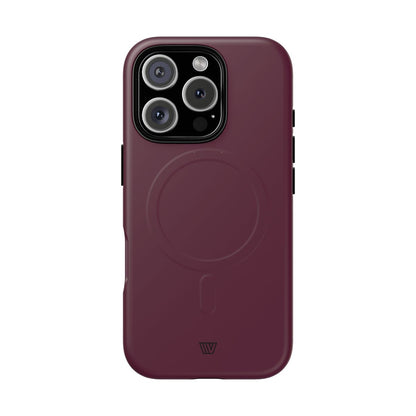 Wine Berry MagSafe Tough iPhone Case – iPhone 16 Pro, Matte