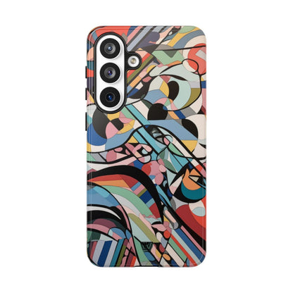 Abstract Mural Tough Phone Case – Samsung Galaxy S26 Plus, Glossy