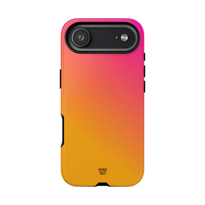 Hot Pink Orange Tough Phone Case – iPhone 17 Air, Glossy