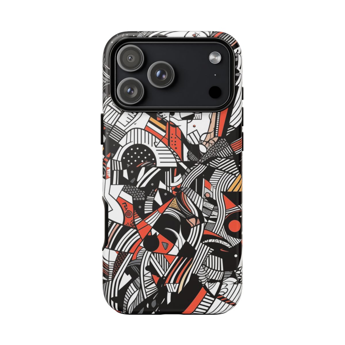 Abstract Doodle #3 Tough Phone Case – iPhone 18 Pro Max, Matte