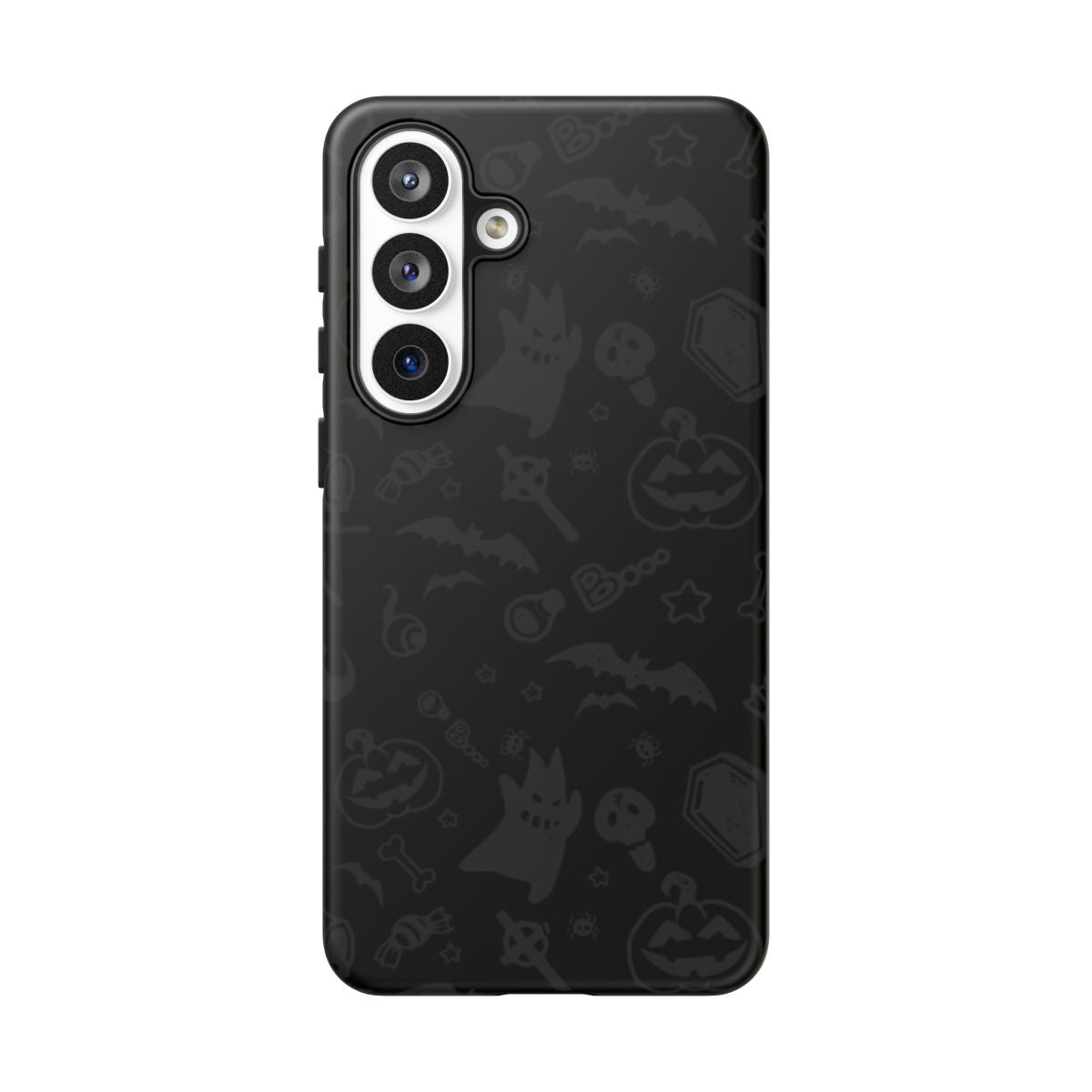 Spooky Halloween Pattern Black Tough Case – Samsung Galaxy S26 Plus, Matte