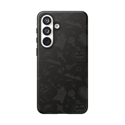 Spooky Halloween Pattern Black Tough Case – Samsung Galaxy S26 Plus, Matte