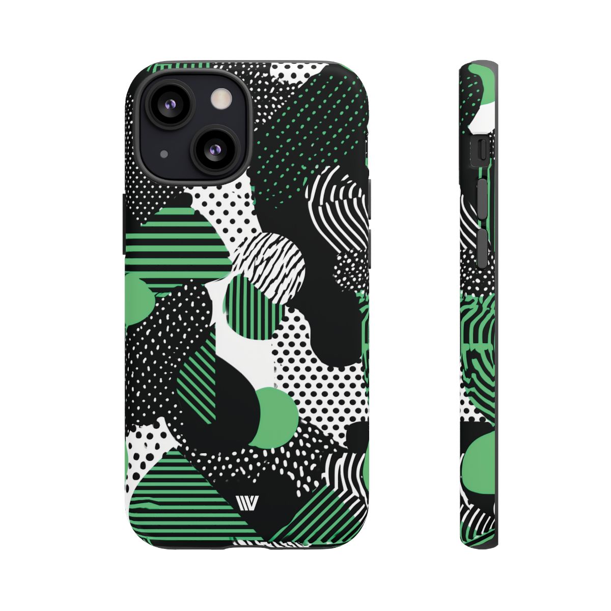 Pattern Clash Tough Phone Case – iPhone 13 Mini, Matte