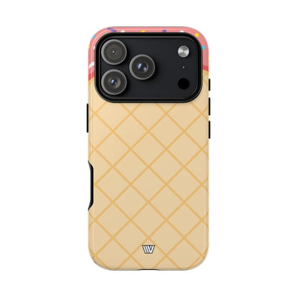 Ice Cream Cone Tough Phone Case – iPhone 17 Pro, Glossy