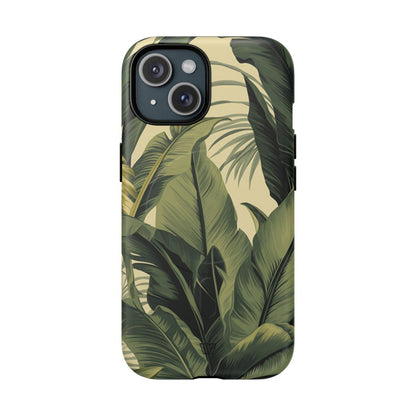 TROPICAL LEAVES | MagSafe Tough iPhone Case
