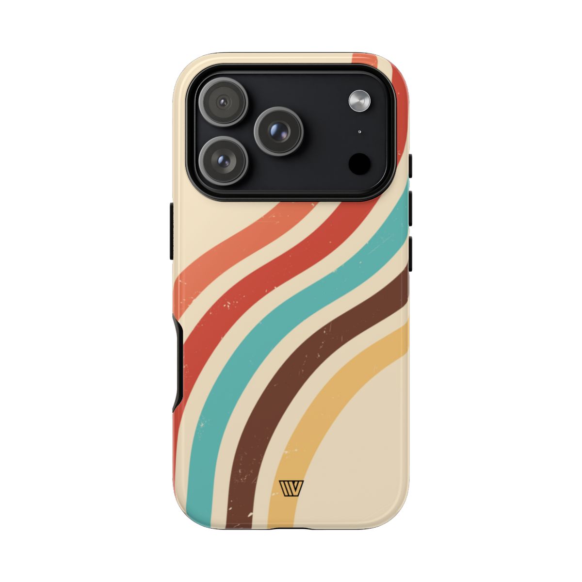 Vintage Stripe Tough Phone Case – iPhone 17 Pro, Glossy