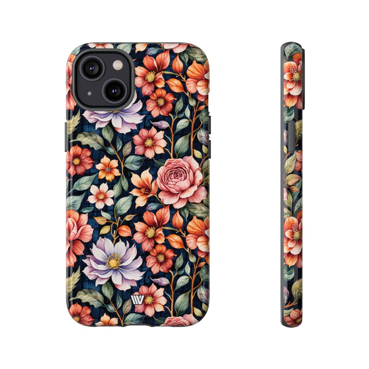 Night Bloom Bouquet Tough Phone Case – iPhone 14 Plus, Glossy