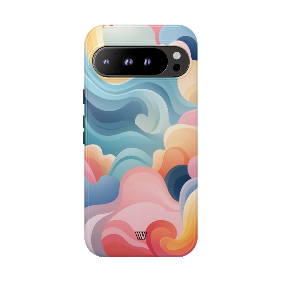 Whimsical Clouds Tough Phone Case – Google Pixel 9 Pro XL, Glossy