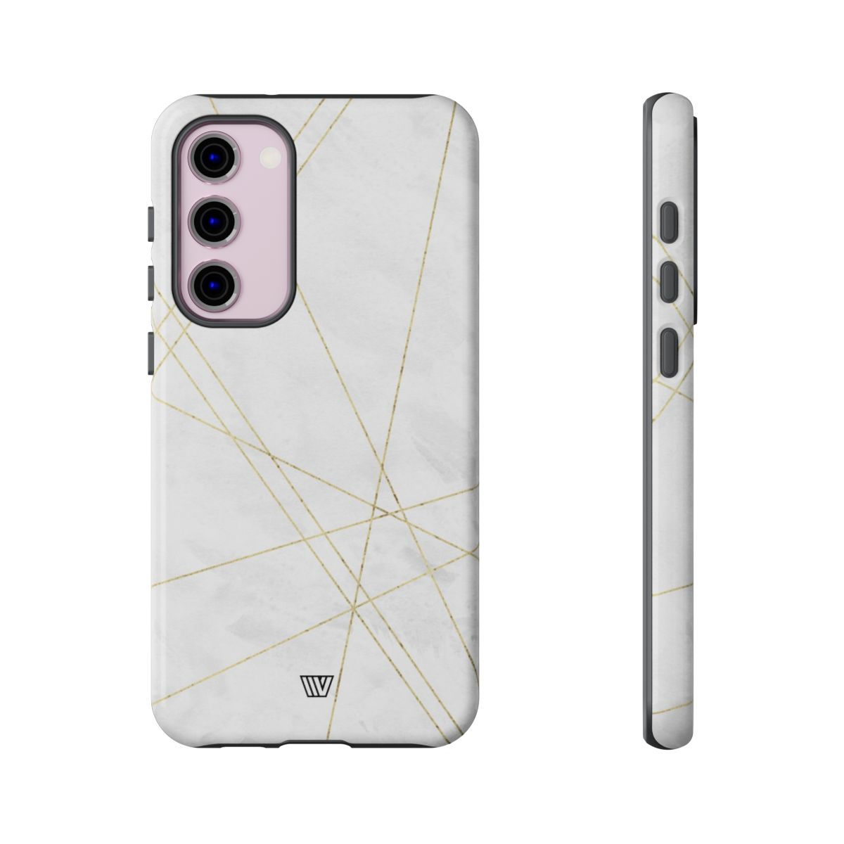 Gold Lines Tough Phone Case – Samsung Galaxy S23 Plus, Glossy