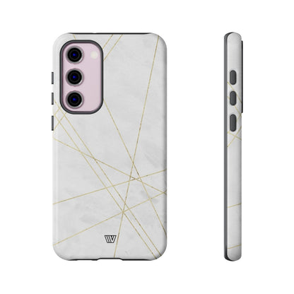 Gold Lines Tough Phone Case – Samsung Galaxy S23 Plus, Glossy