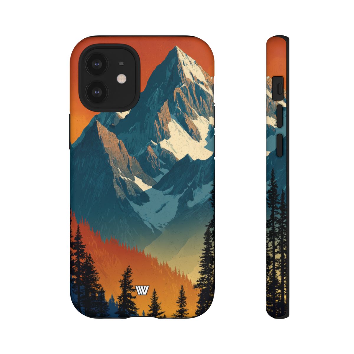 Sunset Summit Tough Phone Case – iPhone 12 Mini, Matte