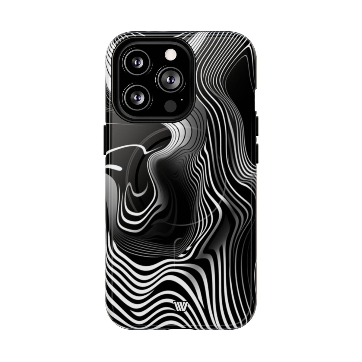 Abstract Zebra Stripes MagSafe Tough iPhone Case – iPhone 13 Pro, Glossy