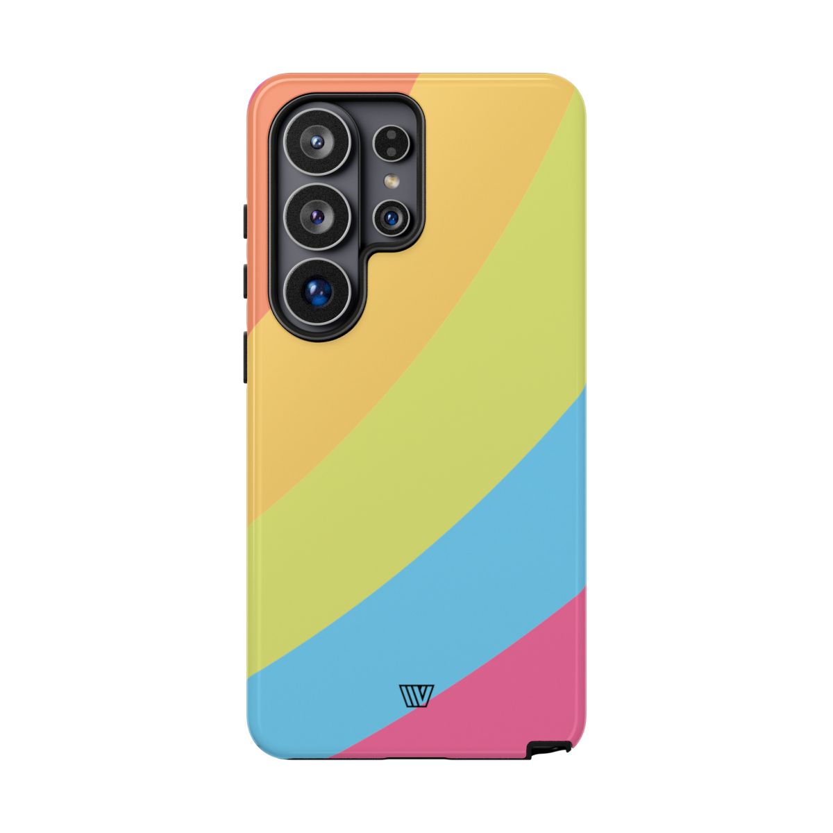 Neon Rainbow Tough Phone Case – Samsung Galaxy S26 Ultra, Glossy