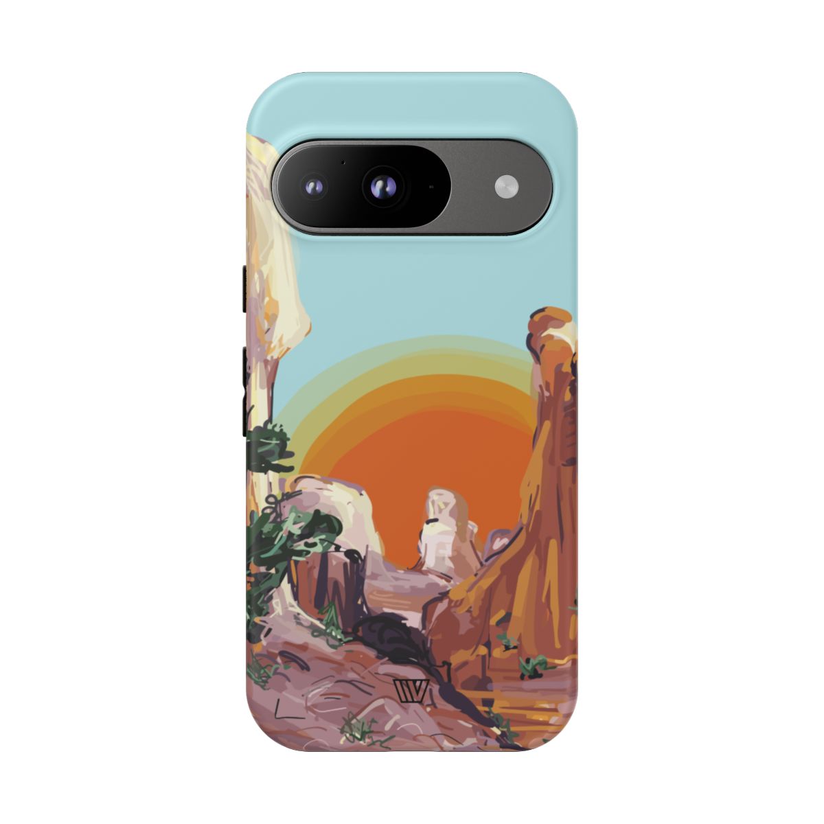 Desert Sunrise Trovvve x Earth Formations Tough Phone Case – Google Pixel 9, Matte