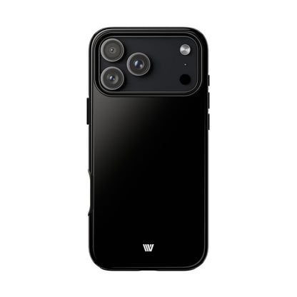 Jet Black Tough Phone Case – iPhone 18 Pro Max, Glossy