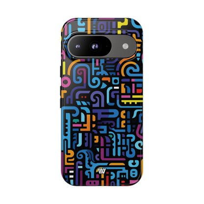 NEON GLYPHS | Tough Phone Case