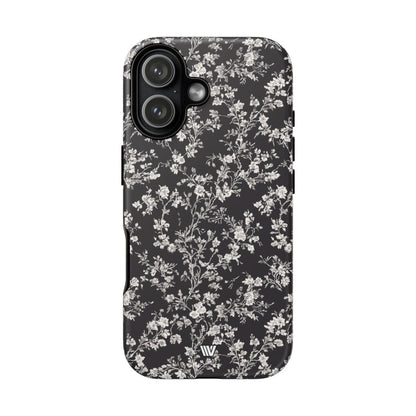 Inked Petals Tough Phone Case – iPhone 17, Matte