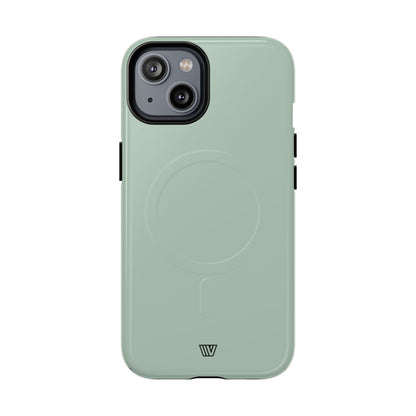 Pastel Green Solid MagSafe Tough iPhone Case – iPhone 14, Glossy
