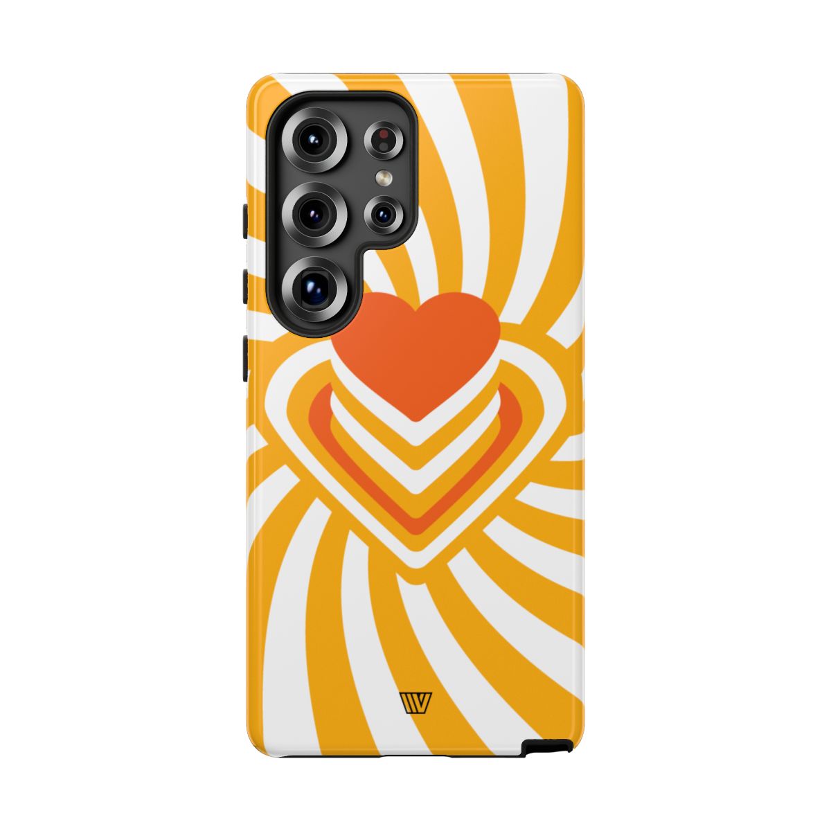 Heart Ray Stack Tough Phone Case – Samsung Galaxy S25 Ultra, Glossy