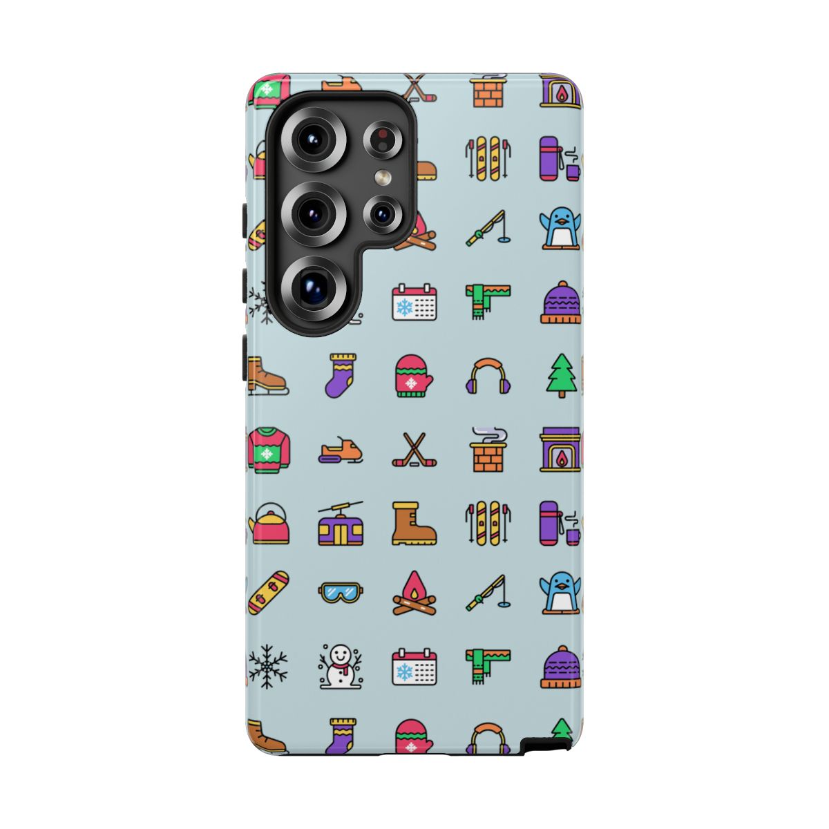 Winter Icons Tough Phone Case – Samsung Galaxy S25 Ultra, Glossy
