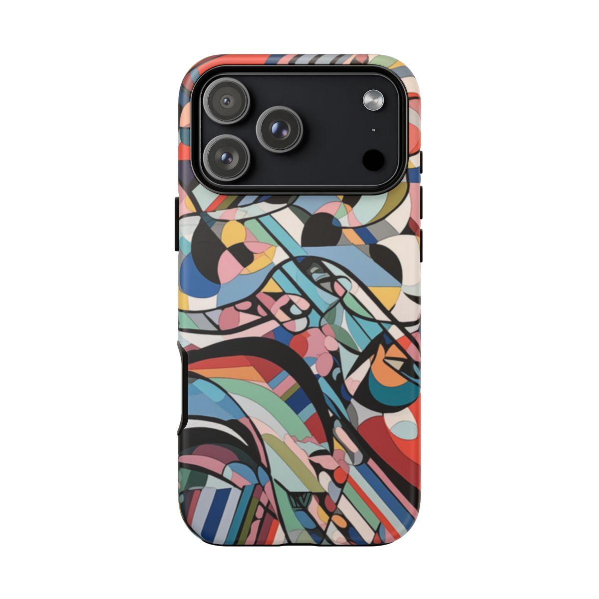 Abstract Mural Tough Phone Case – iPhone 18 Pro Max, Matte