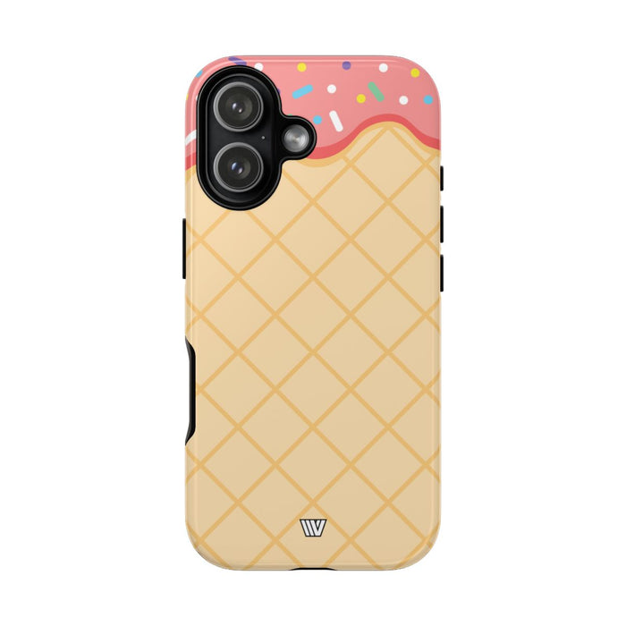 Ice Cream Cone Tough Phone Case – iPhone 17, Glossy
