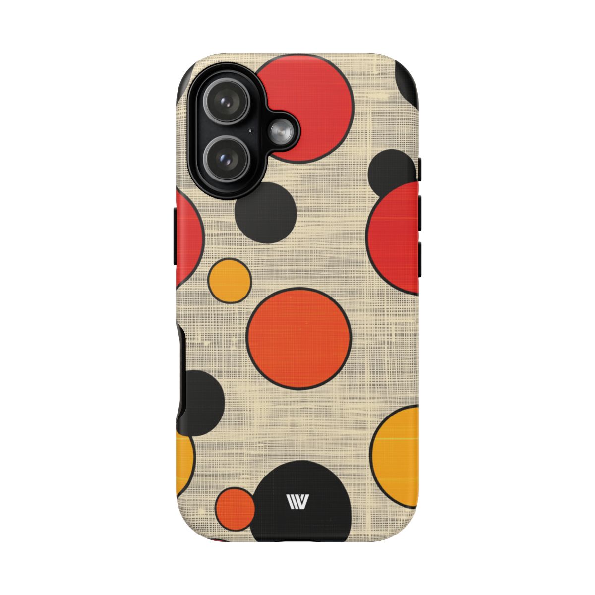 Mid-Century Dots Tough Phone Case – iPhone 17, Matte