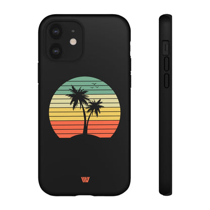 Retro Palms Tough Phone Case – iPhone 12, Matte