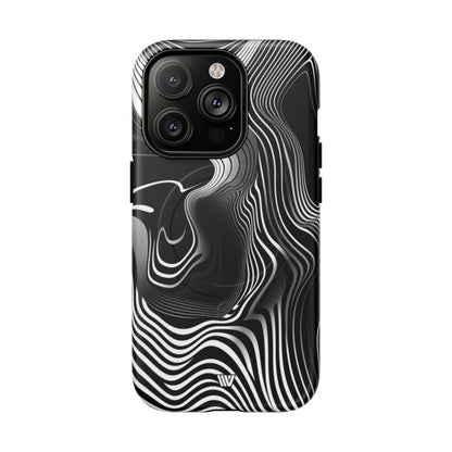 ABSTRACT ZEBRA STRIPES | MagSafe Tough iPhone Case