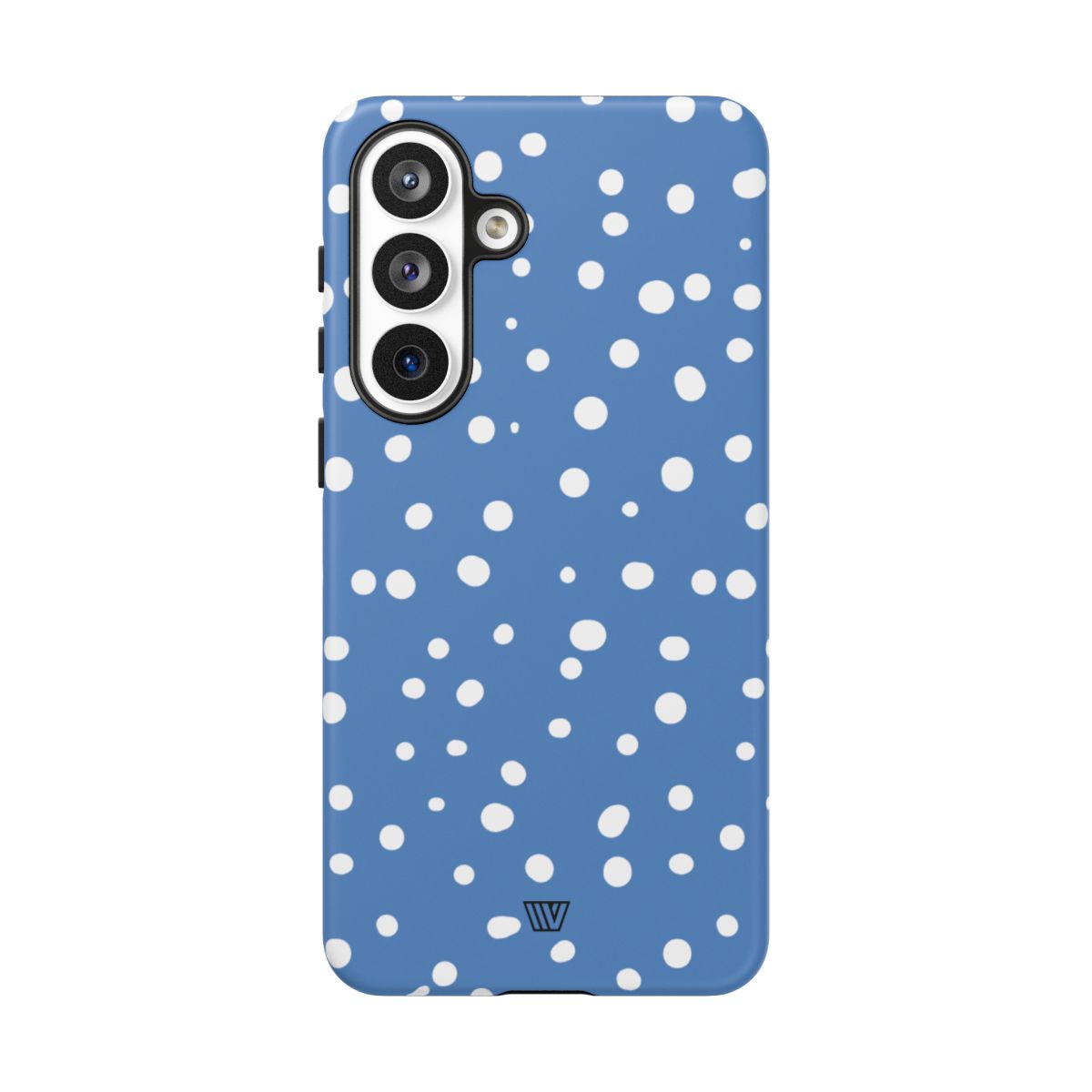 Dusty Blue Dots Tough Phone Case – Samsung Galaxy S26 Plus, Matte