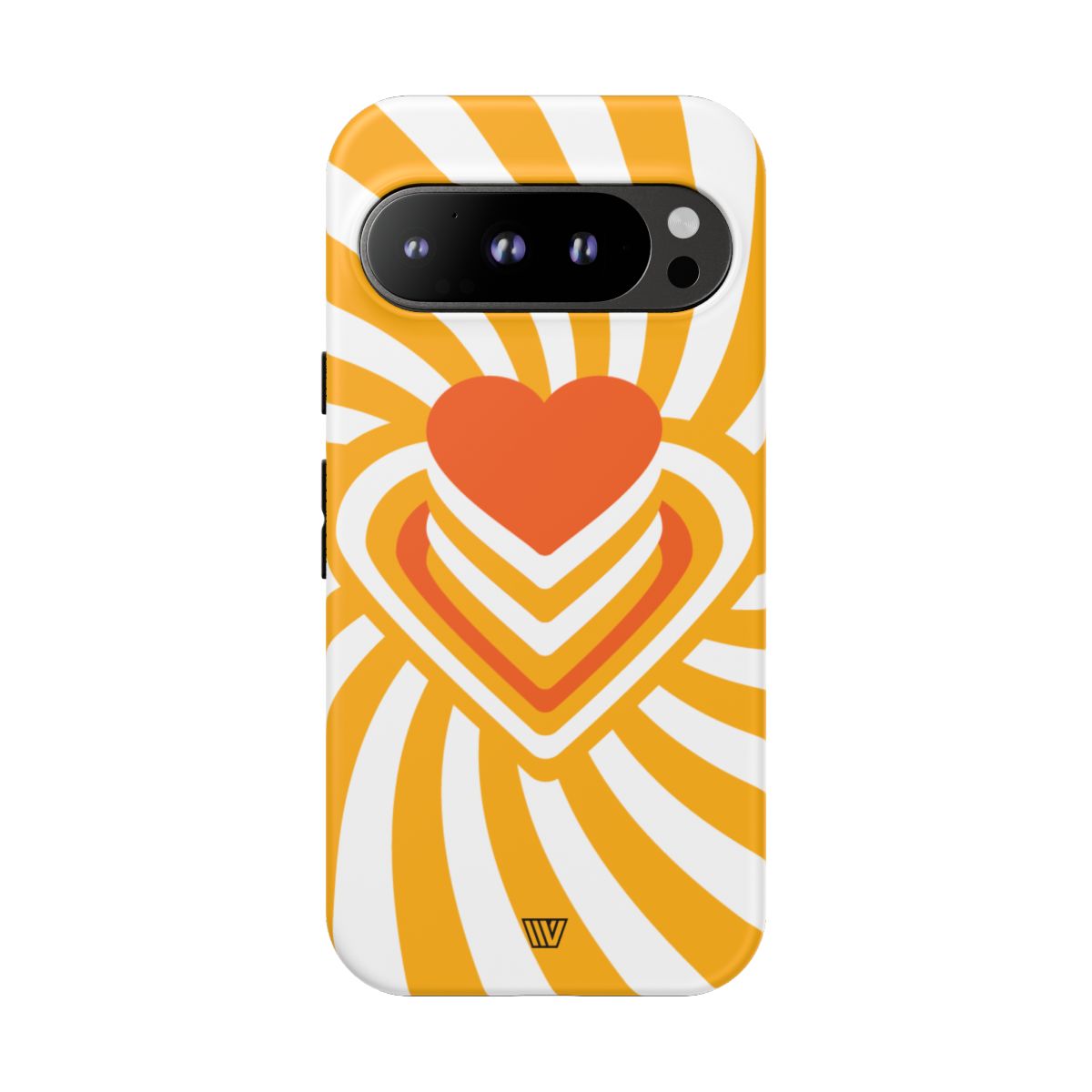 Heart Ray Stack Tough Phone Case – Google Pixel 9 Pro, Matte