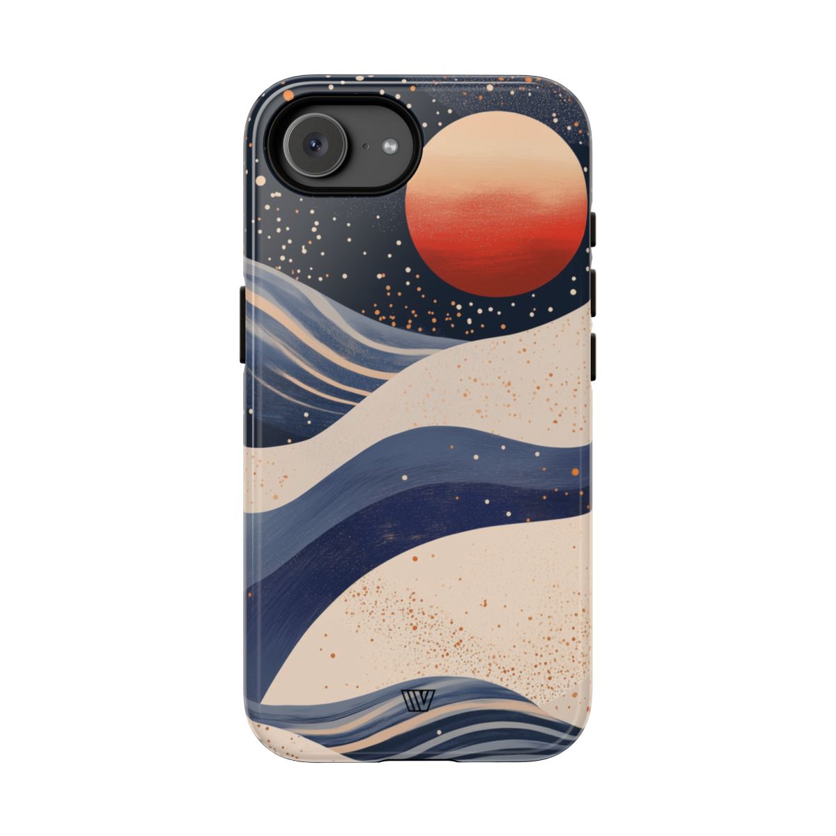 Cosmic Tides Tough Phone Case – iPhone 17e, Glossy