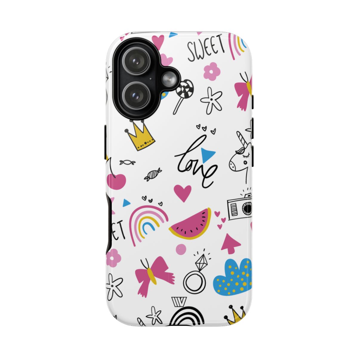 Sweet Love Tough Phone Case – iPhone 17, Glossy