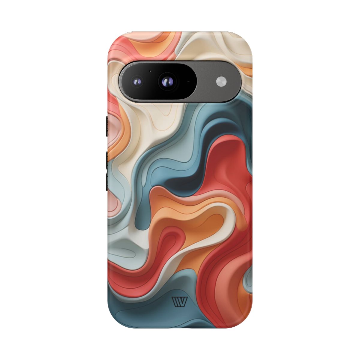 3D Colorful Clay Tough Phone Case – Google Pixel 9, Matte