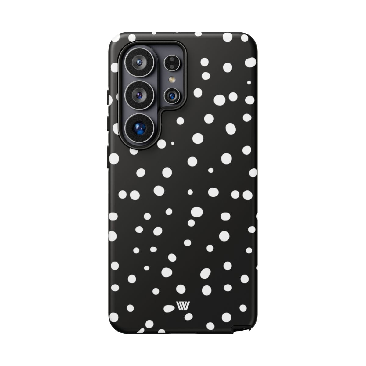 Black and White Dots Tough Phone Case – Samsung Galaxy S26 Ultra, Matte
