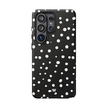 Black and White Dots Tough Phone Case – Samsung Galaxy S26 Ultra, Matte