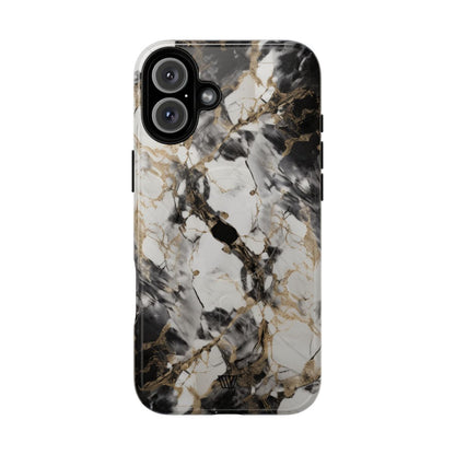 Marble MagSafe Tough iPhone Case – iPhone 16 Plus, Glossy