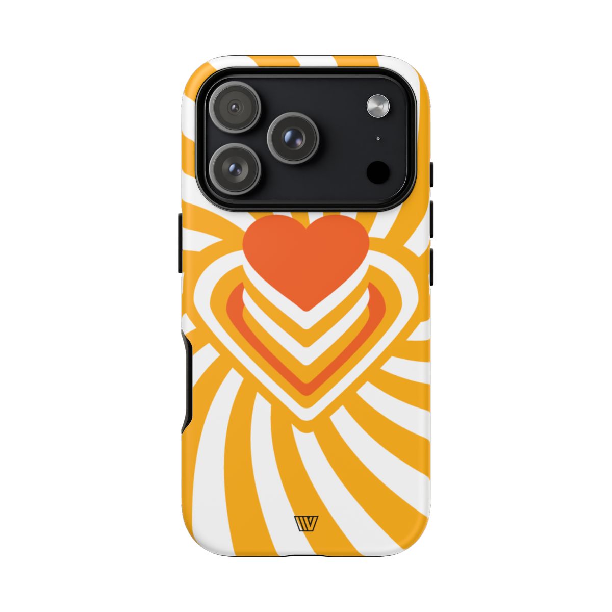 Heart Ray Stack Tough Phone Case – iPhone 18 Pro, Matte