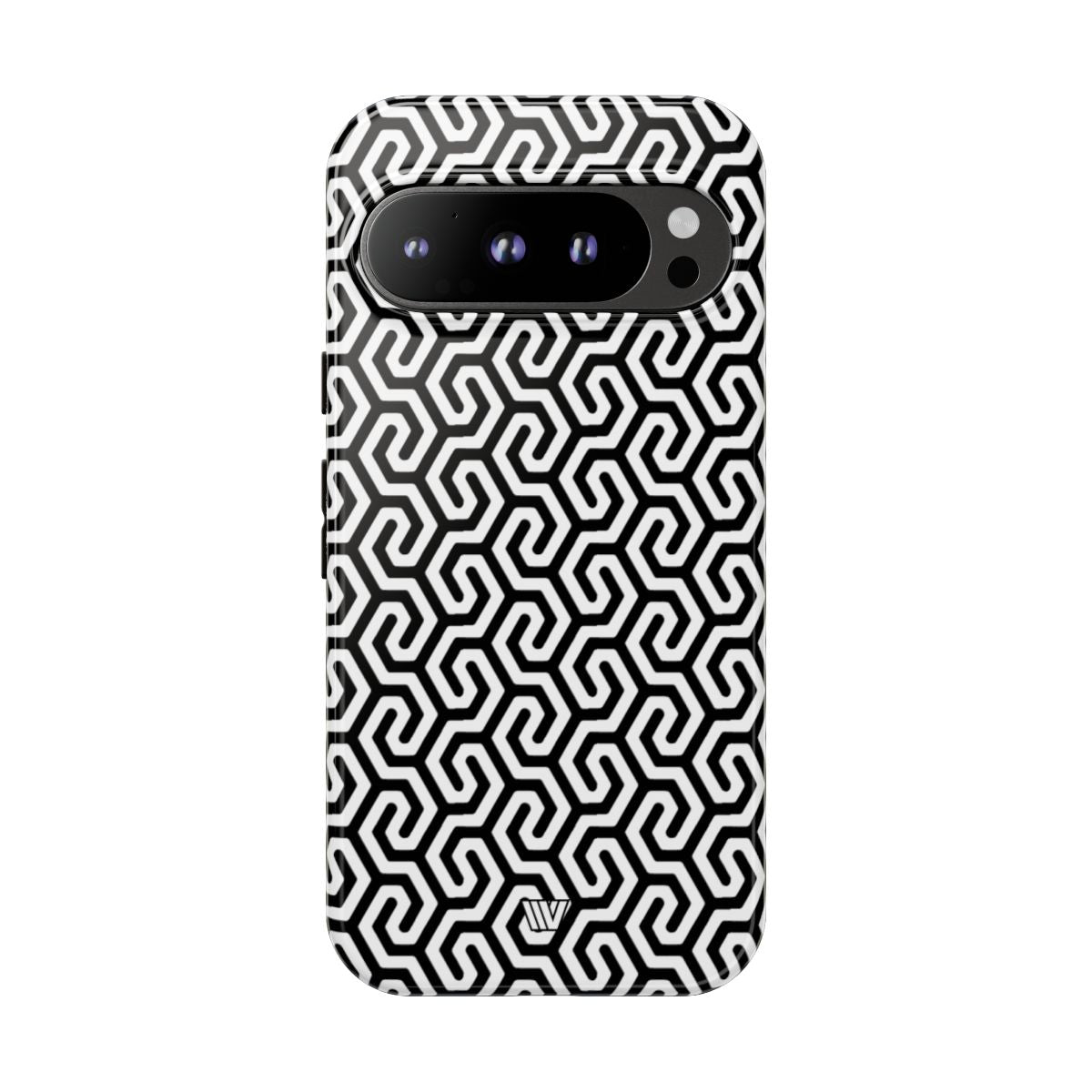Twisted Grid Tough Phone Case – Google Pixel 9 Pro, Glossy