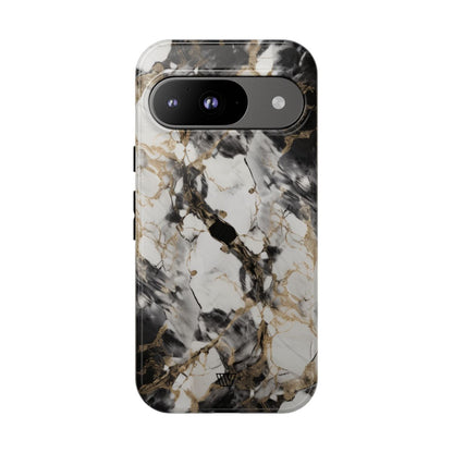 Marble Tough Phone Case – Google Pixel 9, Glossy