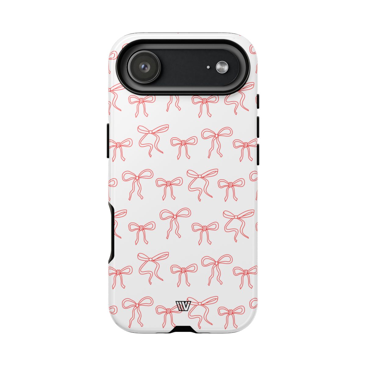 Red Ribbon Charm Tough Phone Case – iPhone 17 Air, Glossy