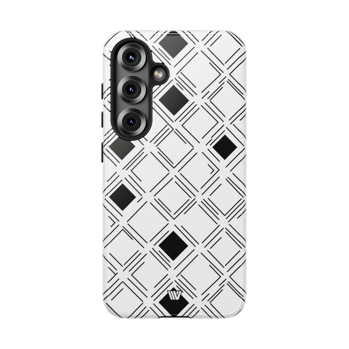 Geometric Focus Tough Phone Case – Samsung Galaxy S25, Glossy