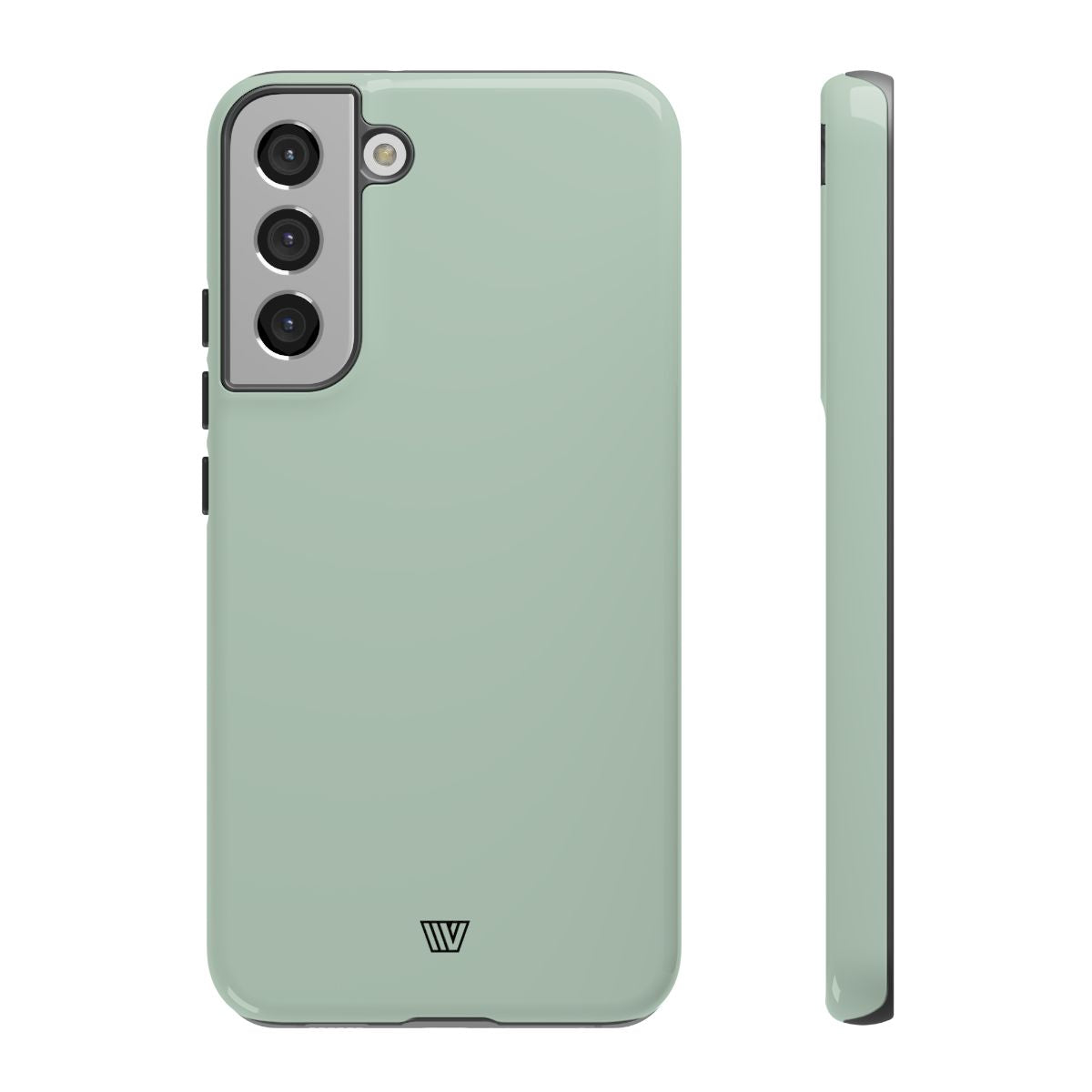 Pastel Green Solid Tough Phone Case – Samsung Galaxy S22 Plus, Glossy