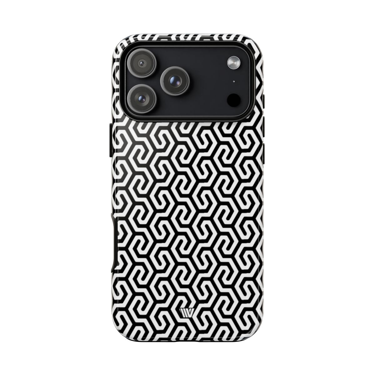 Twisted Grid Tough Phone Case – iPhone 18 Pro Max, Glossy